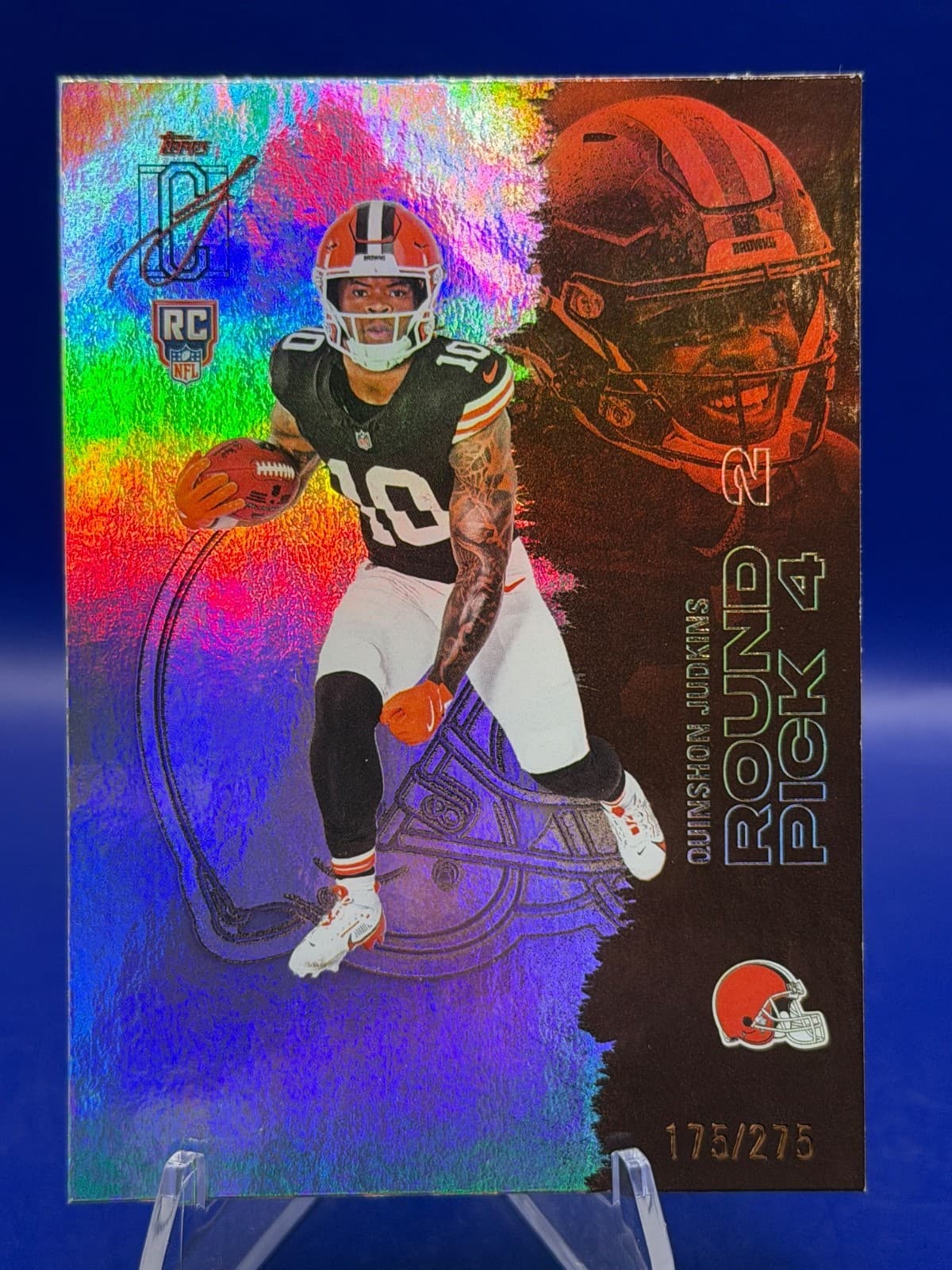 2025 Topps Signature Class Quinshon Judkins RC #115 Refractor /275 Lot - Thumbnail 2