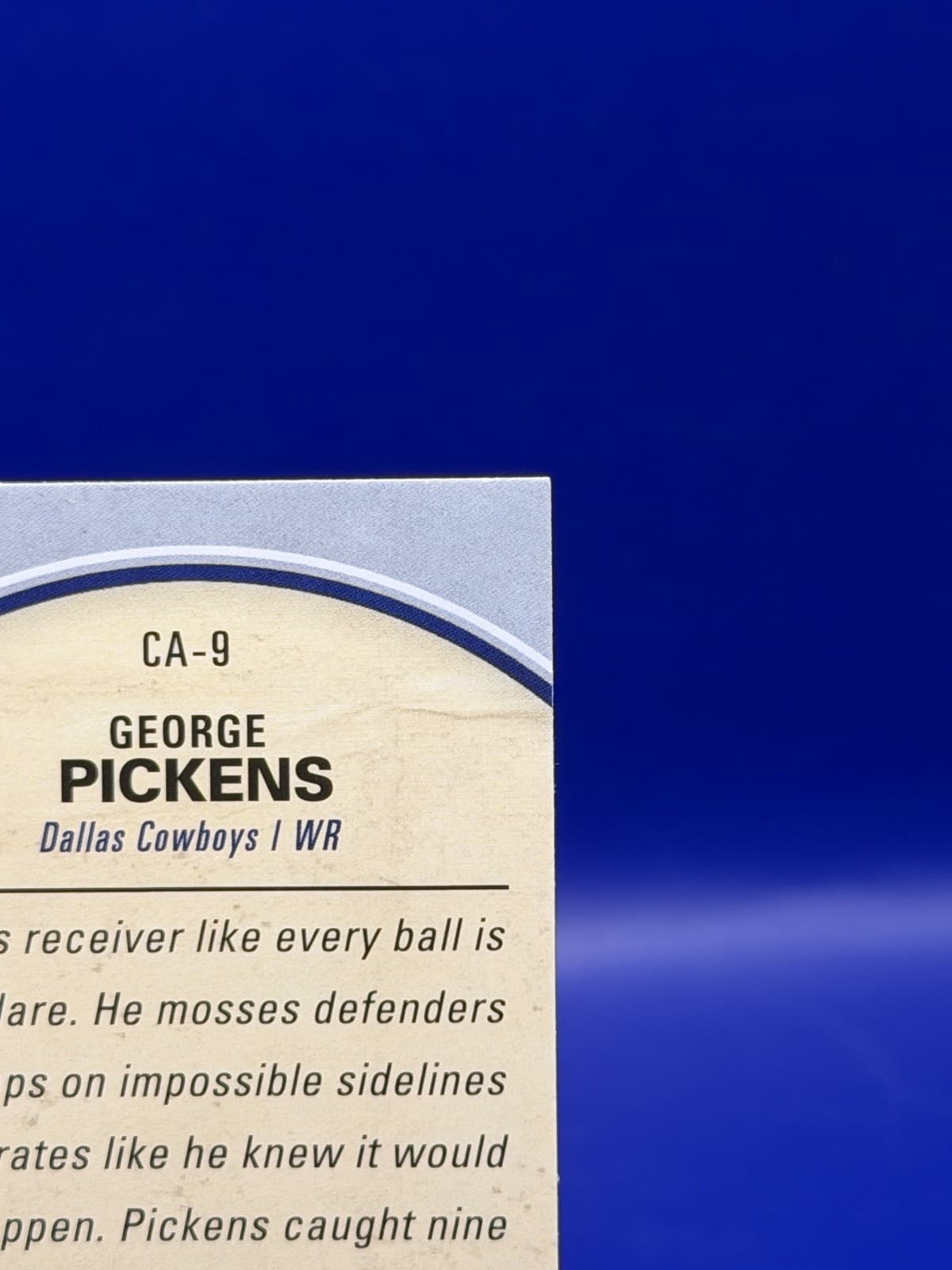 2025 Topps Signature Class George Pickens CA-9 Class Action Cowboys NM - Thumbnail 8
