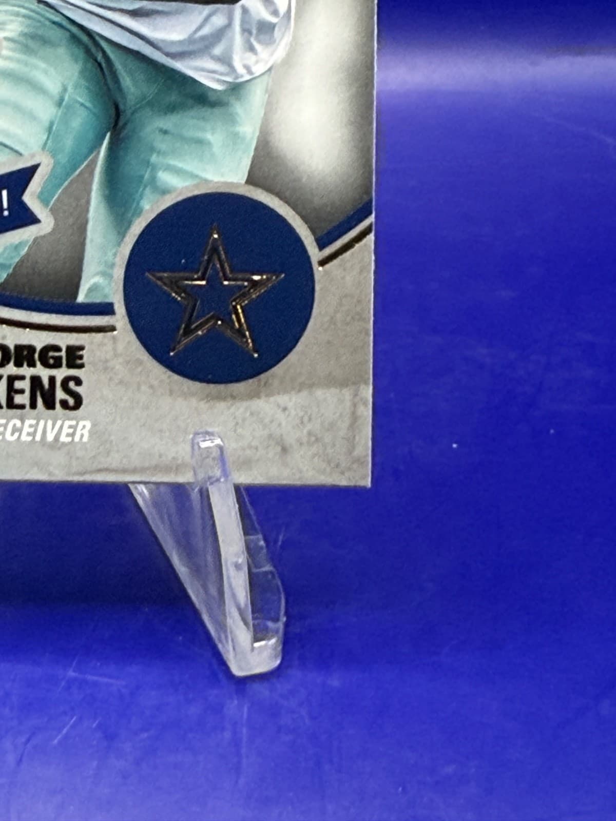 2025 Topps Signature Class George Pickens CA-9 Class Action Cowboys NM - Thumbnail 4