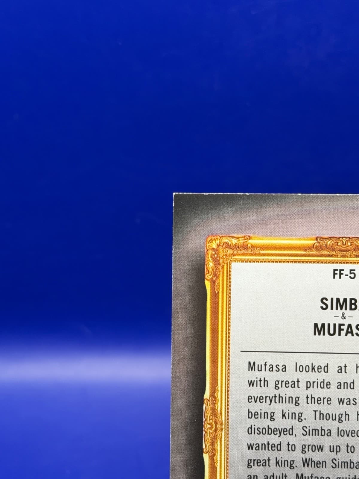 2026 Topps Disney Neon Family First Simba Mufasa #FF-5 Lion King NM - Thumbnail 7