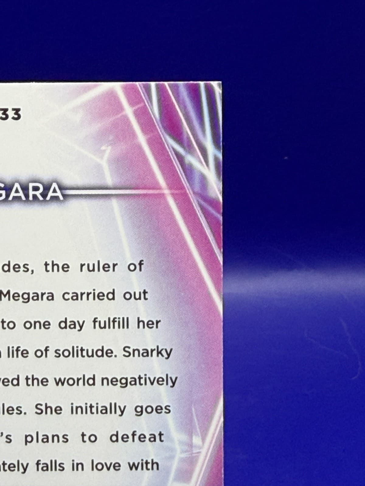 2026 Topps Disney Neon Megara #133 Diamante Foil Hercules Disney NM - Thumbnail 8