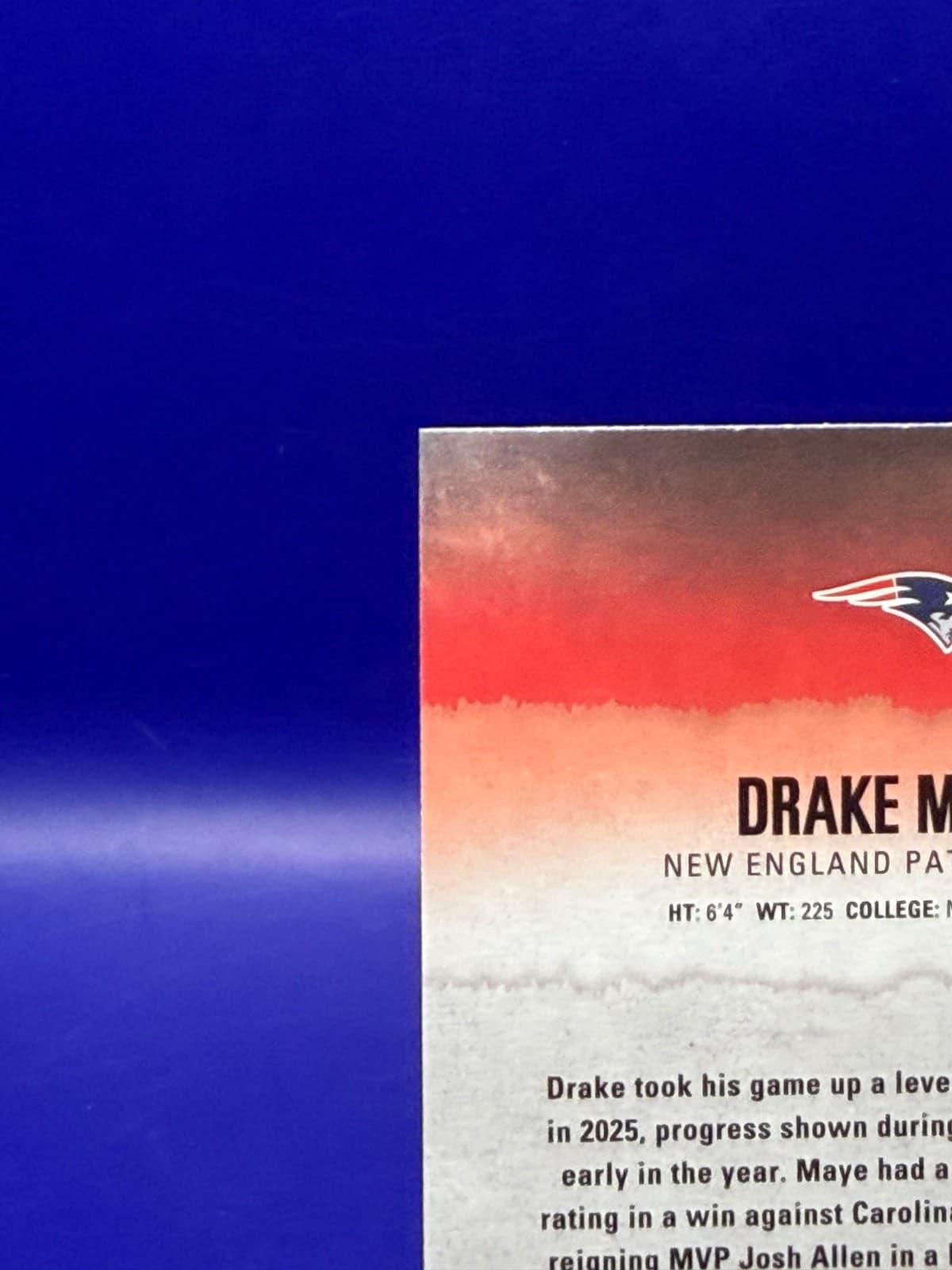 2025 Topps Signature Class Drake Maye #38 White Patriots QB NM - Thumbnail 7