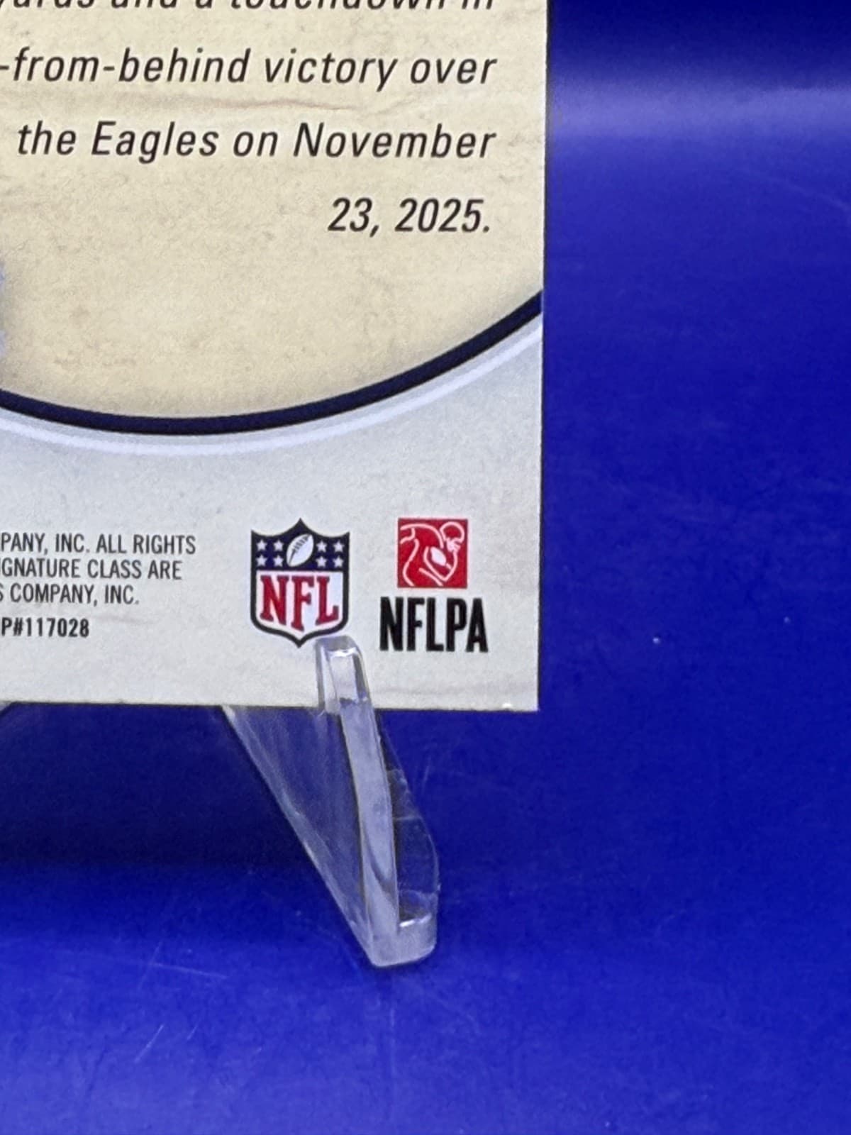 2025 Topps Signature Class George Pickens CA-9 Class Action Cowboys NM - Thumbnail 9