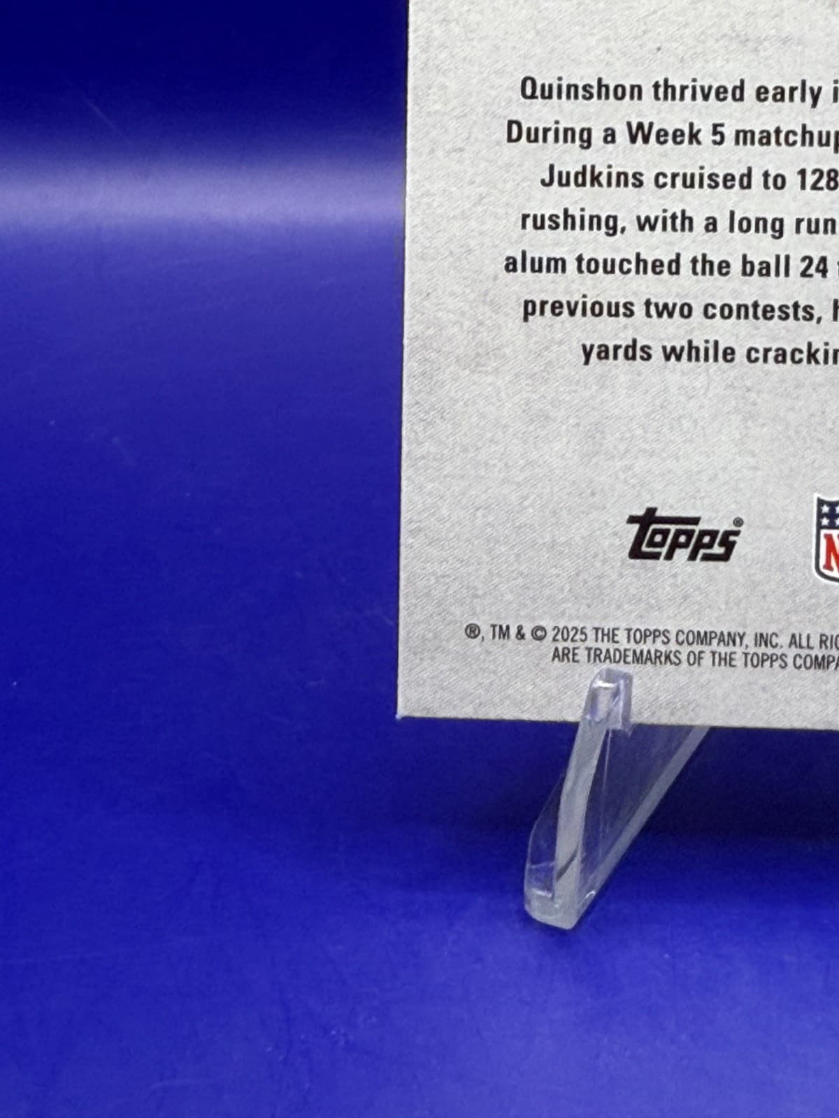 2025 Topps Signature Class Quinshon Judkins RC #115 Refractor /275 Lot - Thumbnail 20