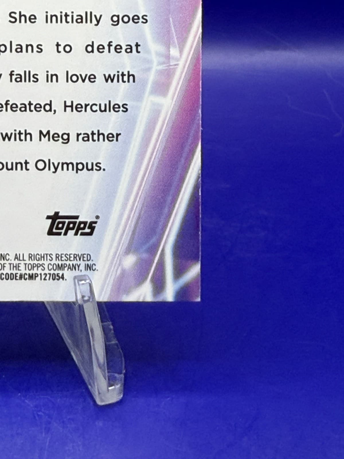 2026 Topps Disney Neon Megara #133 Diamante Foil Hercules Disney NM - Thumbnail 9
