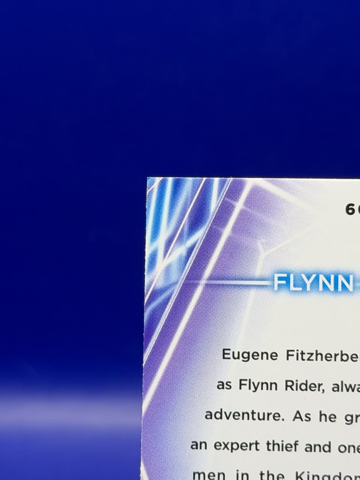 2026 Topps Disney Neon Flynn Rider #60 Rainbow Foilboard Tangled NM - Thumbnail 7
