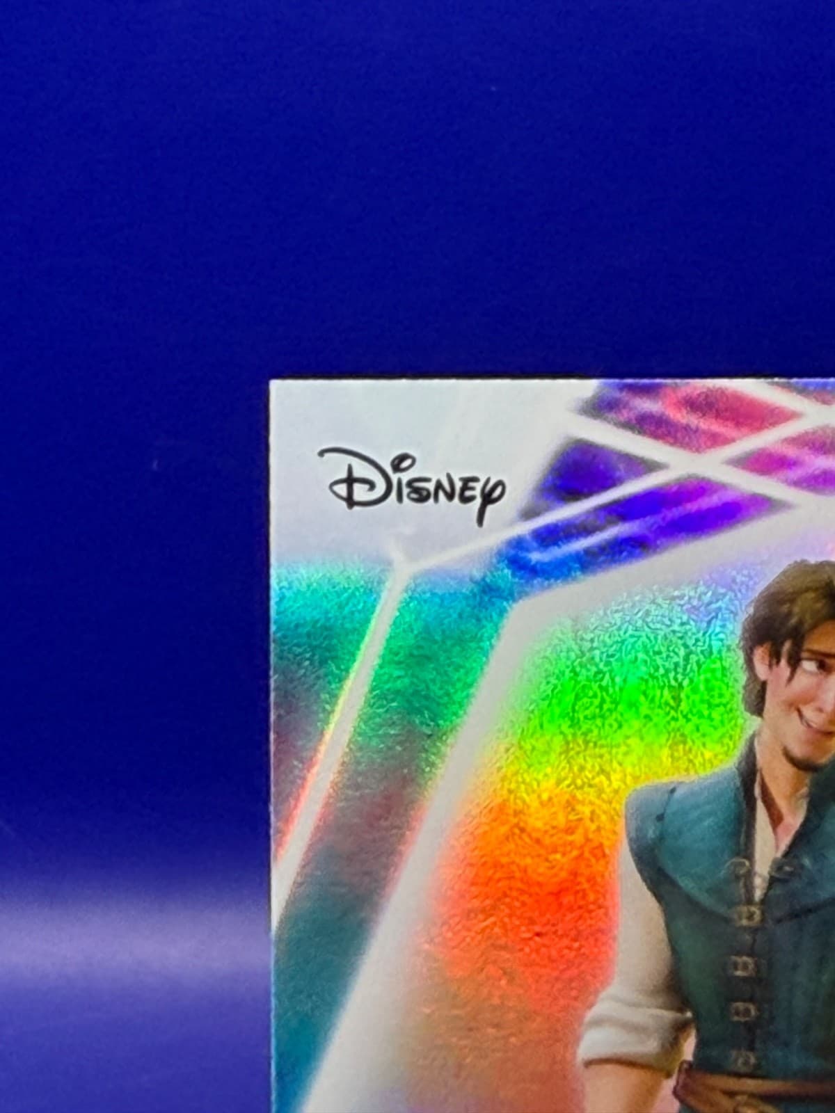 2026 Topps Disney Neon Flynn Rider #60 Rainbow Foilboard Tangled NM - Thumbnail 2