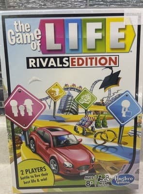 The Game of Life - Rivals Edition Board Game -2 Players battle Hasbro SEALED NEW