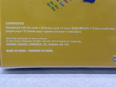 The Game of Life - Rivals Edition Board Game -2 Players battle Hasbro SEALED NEW - Thumbnail 3