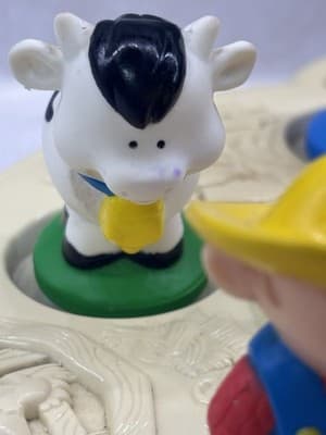 Vintage 1995 Fisher Price See n Say 3D Old MacDonalds Animals Toy Works - Thumbnail 8