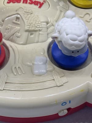 Vintage 1995 Fisher Price See n Say 3D Old MacDonalds Animals Toy Works - Thumbnail 5