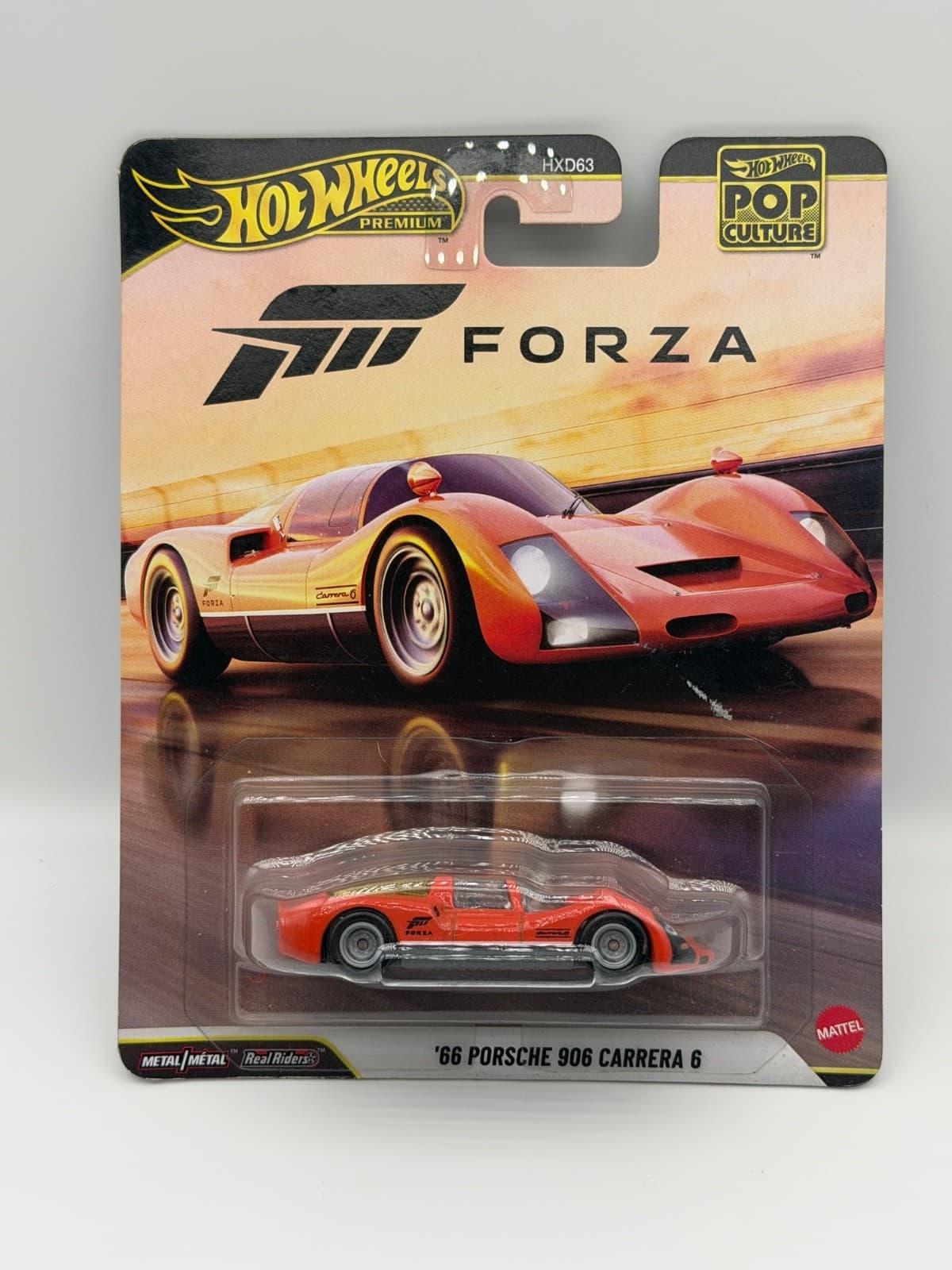 Hot Wheels Premium Forza '66 Porsche 906 Carrera 6 Pop Culture