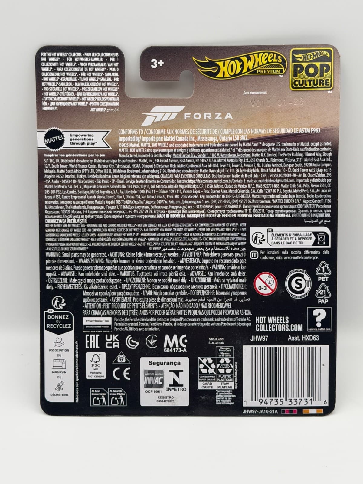 Hot Wheels Premium Forza '66 Porsche 906 Carrera 6 Pop Culture - Thumbnail 6