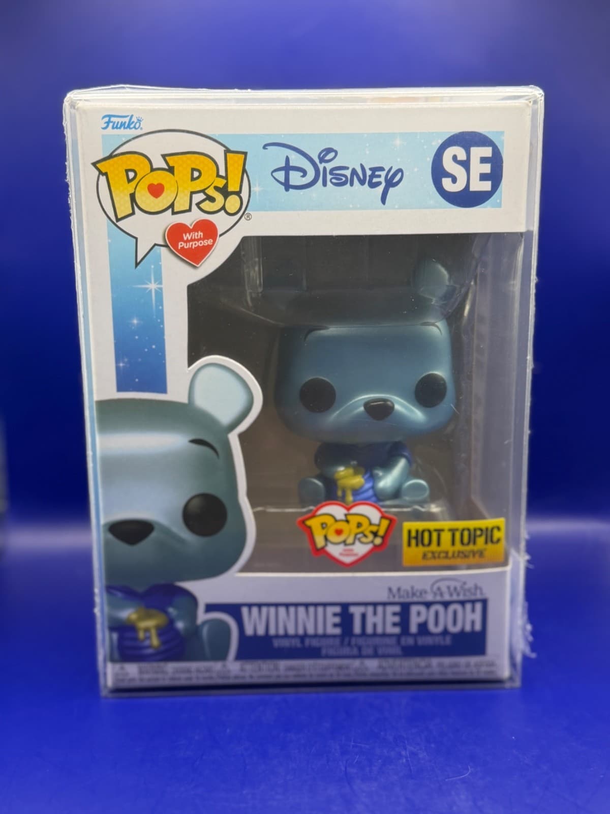 Funko Pop Disney Winnie the Pooh Hot Topic Exclusive - Metallic Blue SE Vinyl