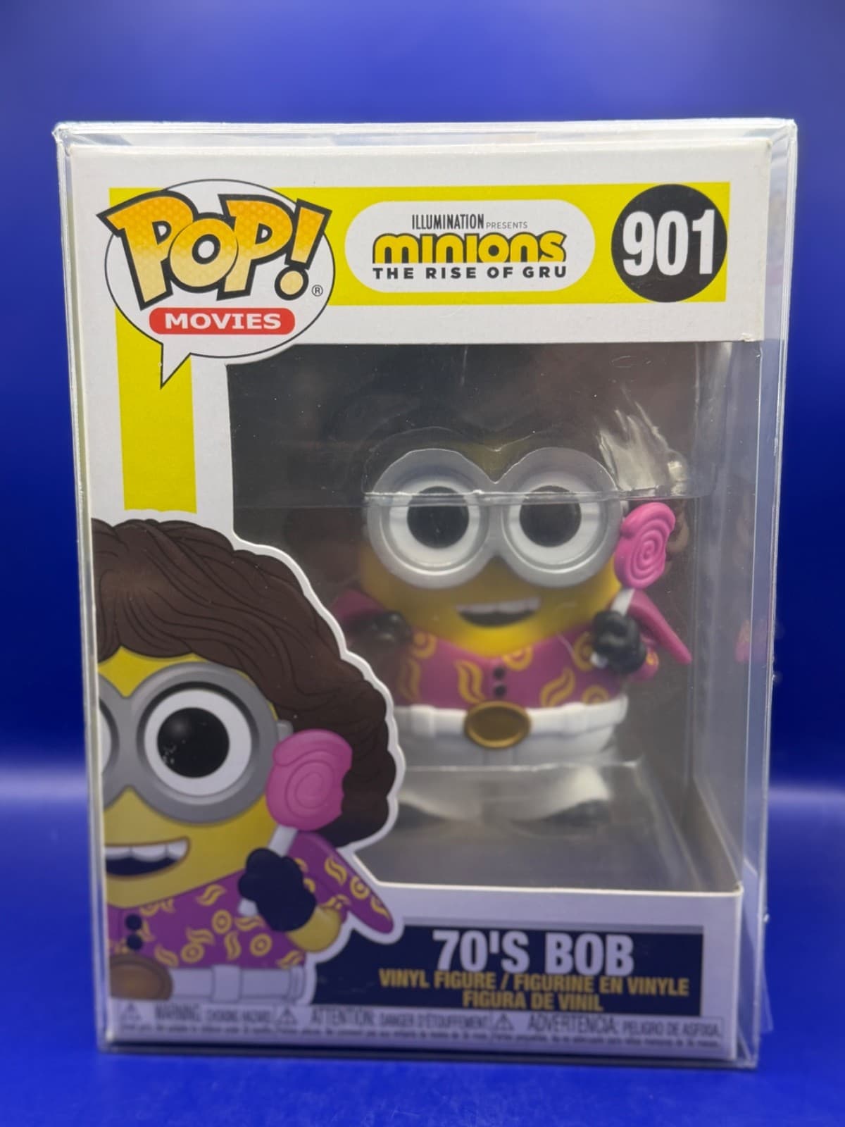 Funko Pop Movies Minions 70s Bob #901 Rise of Gru Vinyl Figure
