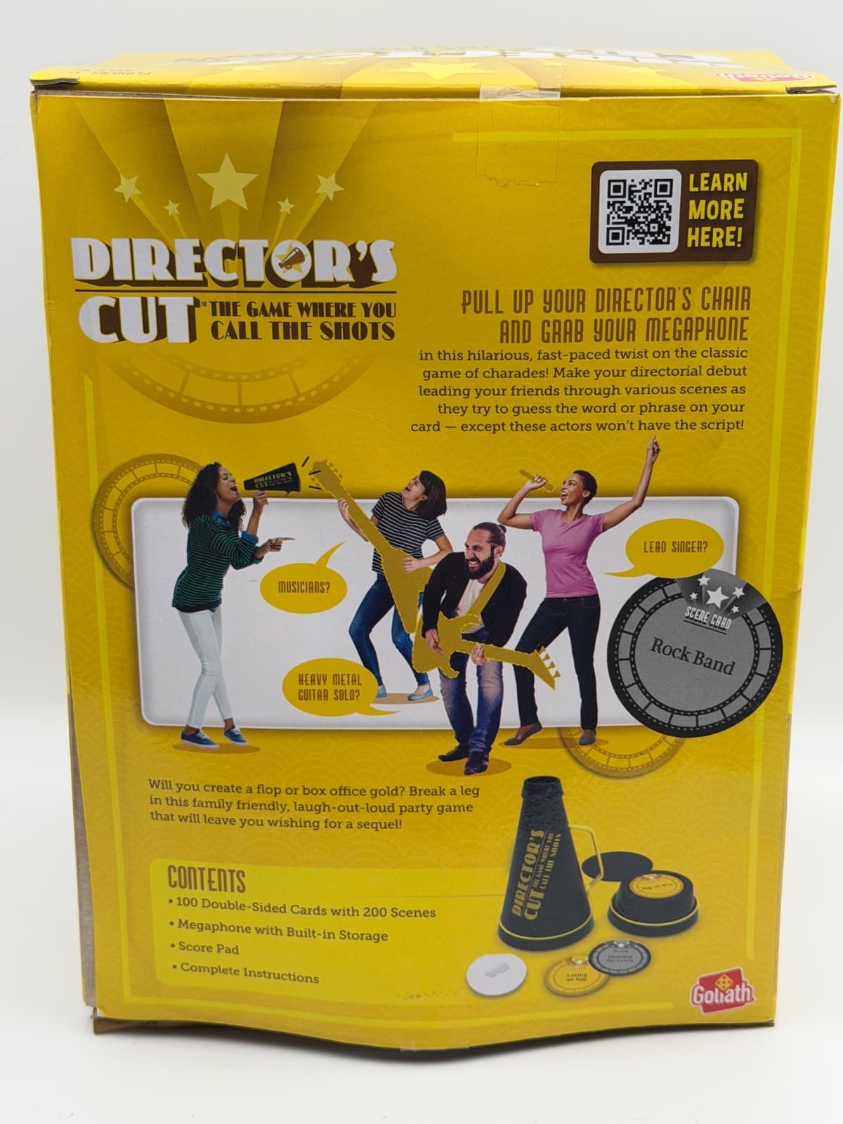 Goliath Director's Cut Party Game Lights Camera Charades New *READ DESCRIPTION* - Thumbnail 5