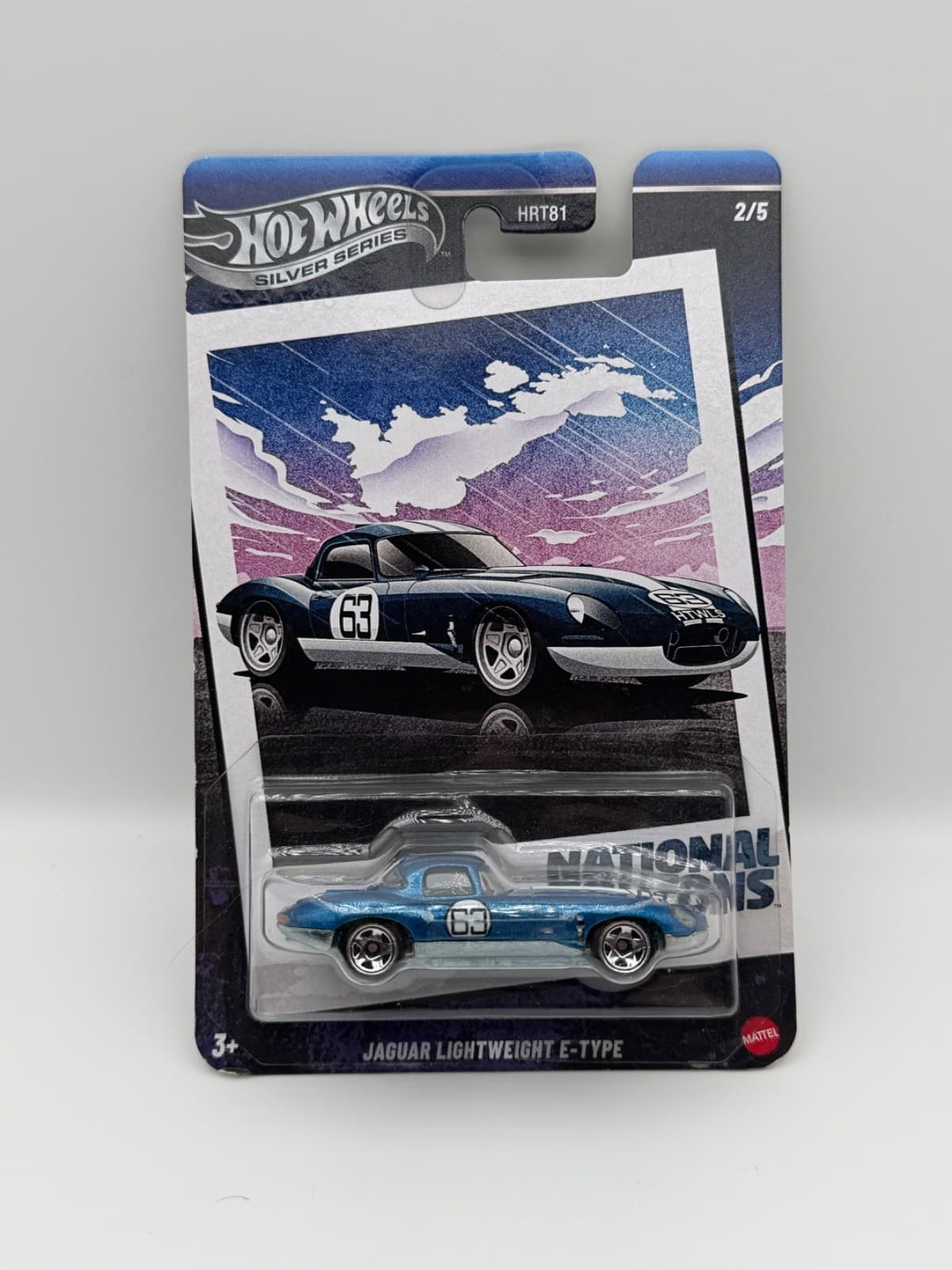 Hot Wheels Jaguar Lightweight E-Type National Icons Silver Series 2/5