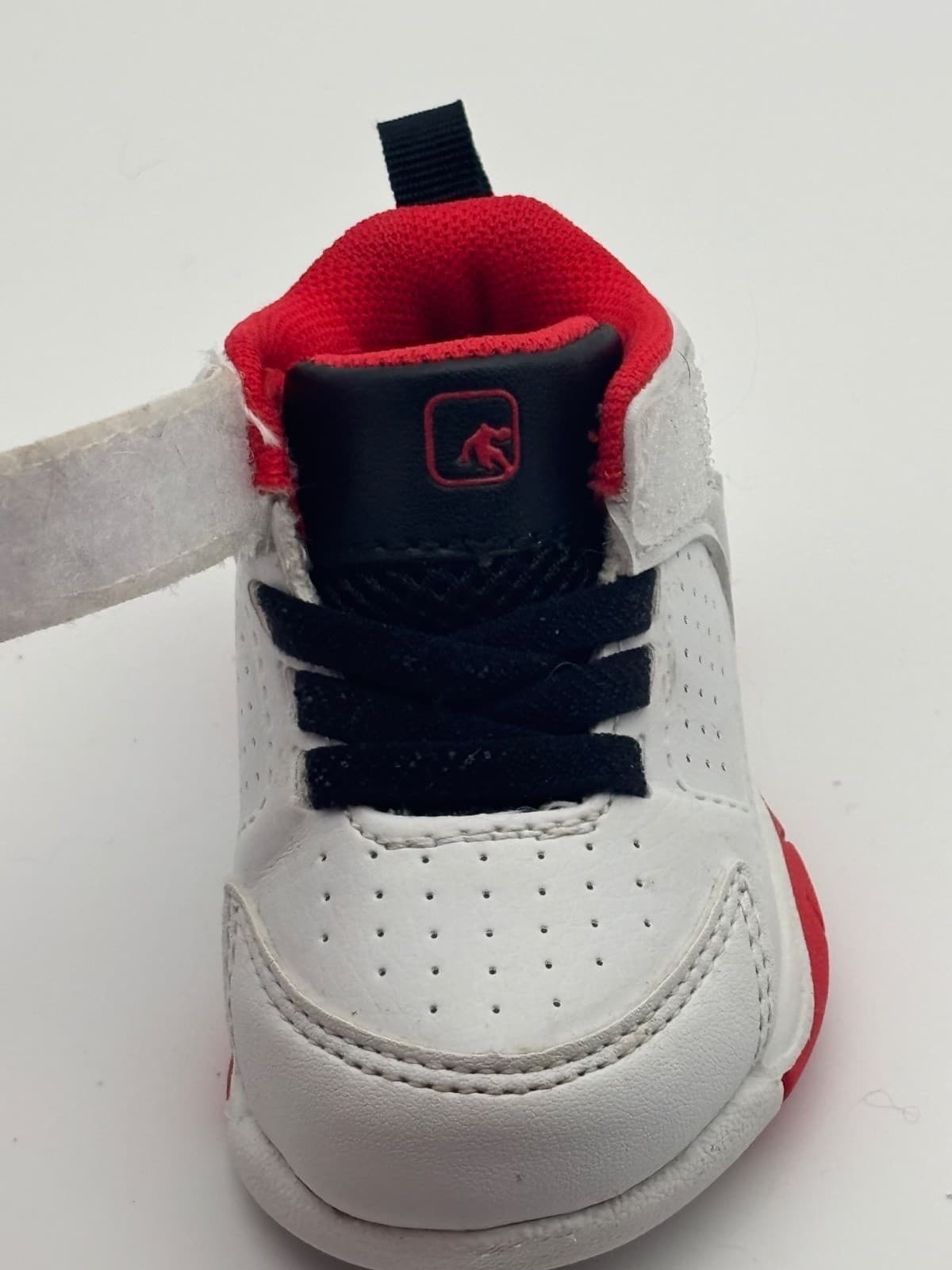 AND1 Baby Sneakers Size 2 Athletic Strap Sneaker Black and Red - Thumbnail 20