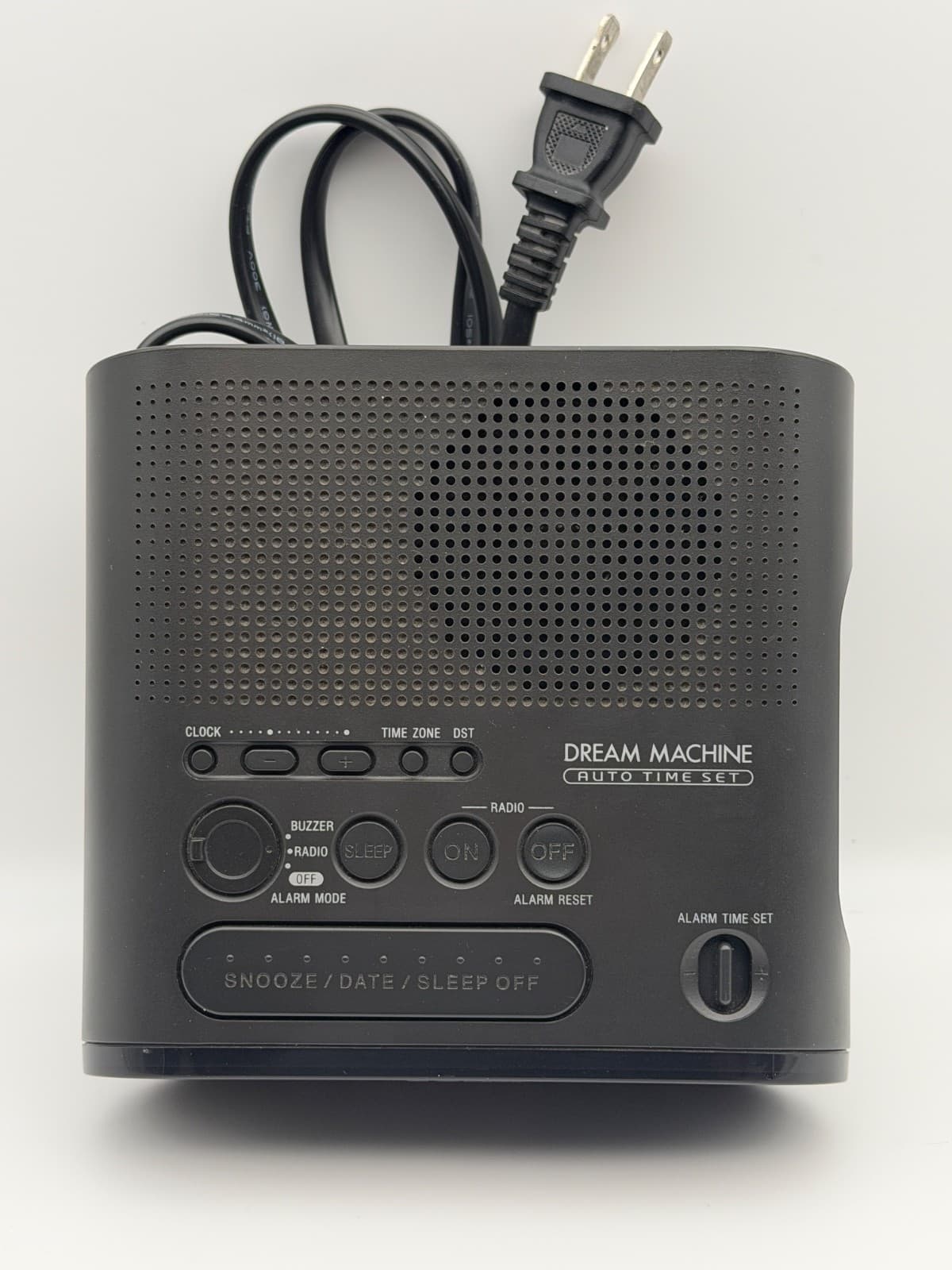 Sony Dream Machine ICF-C218 FM AM Alarm Clock Radio Black Tested Works - Thumbnail 2