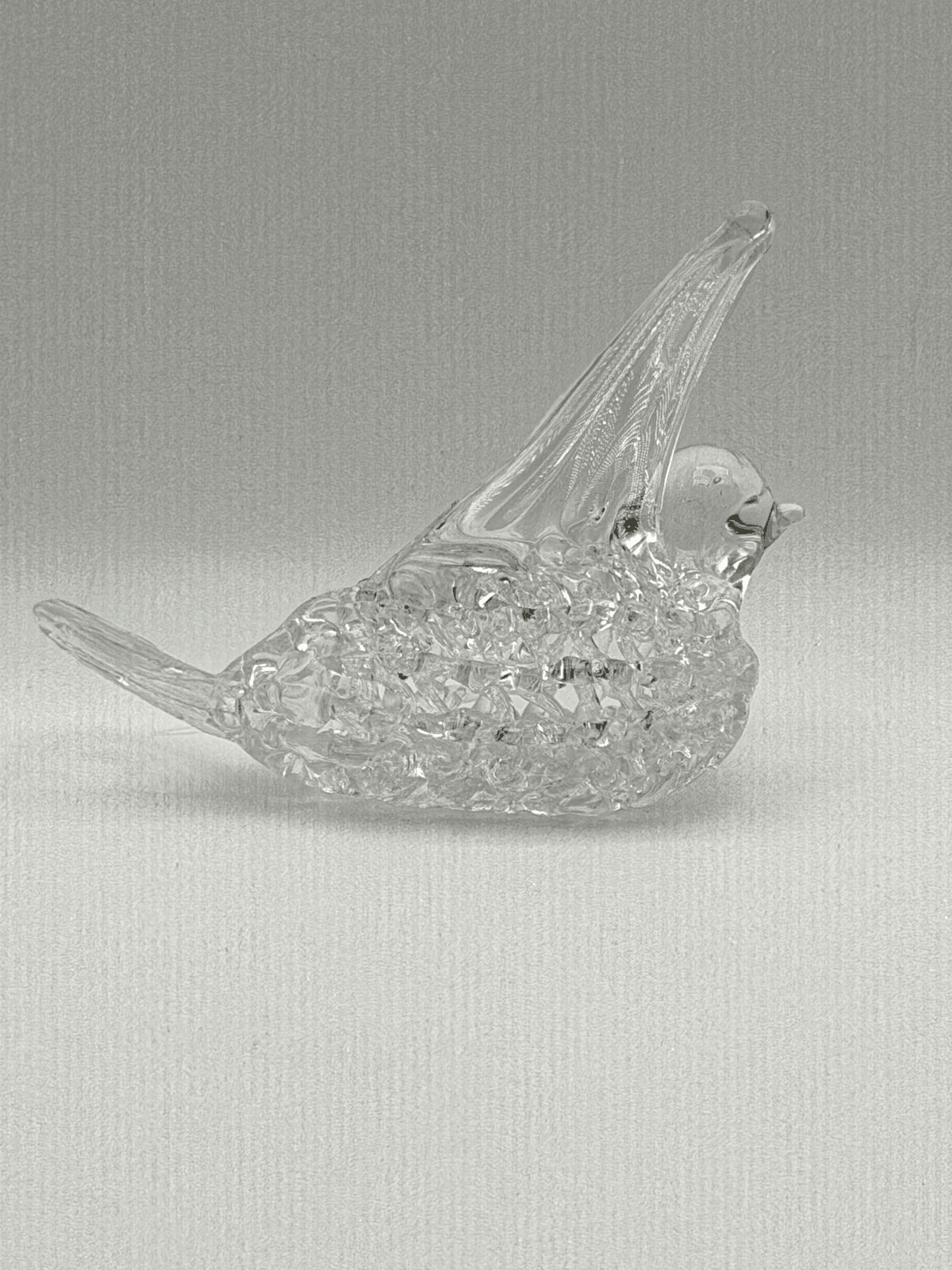 Hand Blown Spun Glass Bird Ornament Vintage - Thumbnail 3