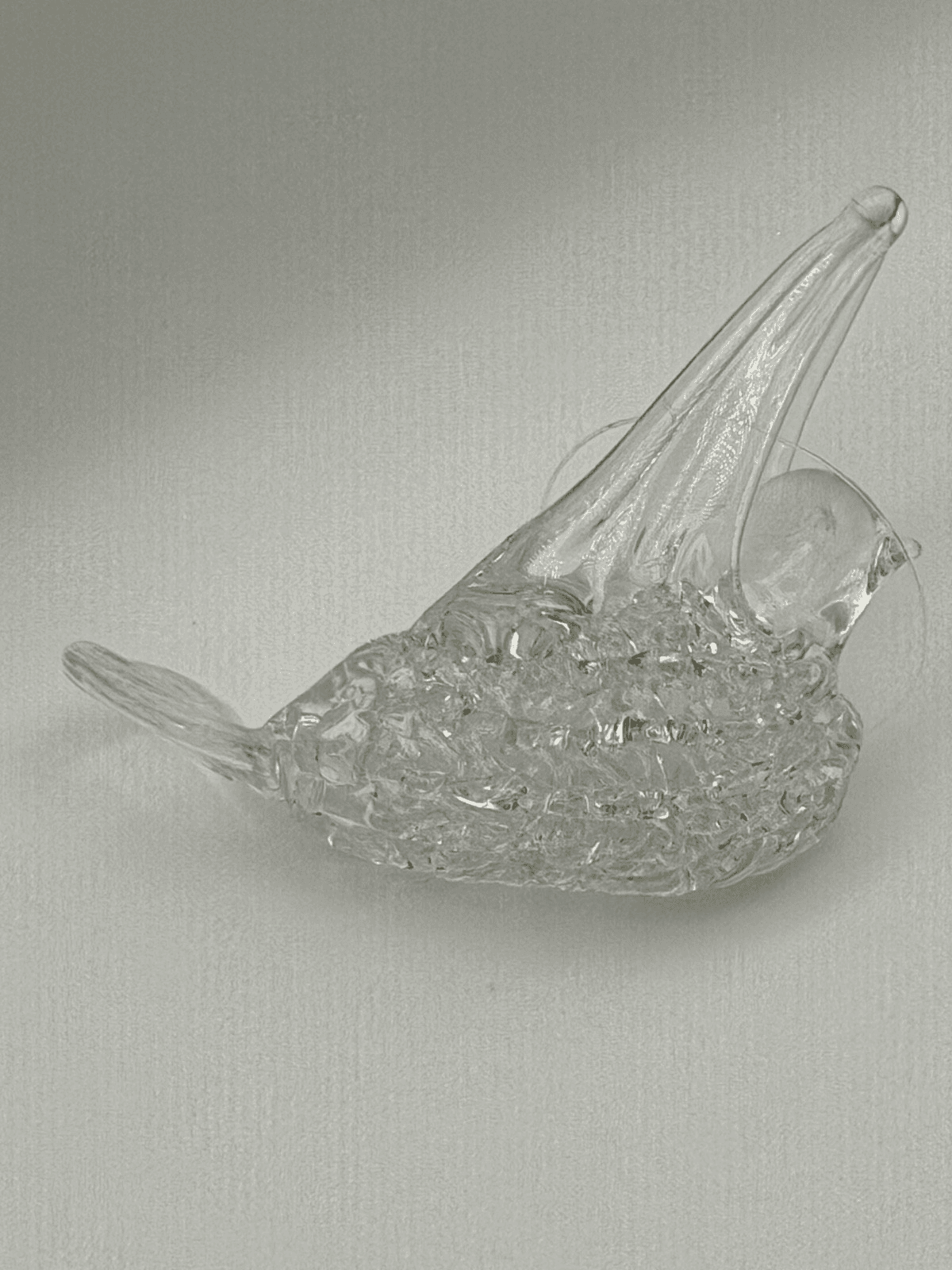 Hand Blown Spun Glass Bird Ornament Vintage - Thumbnail 4