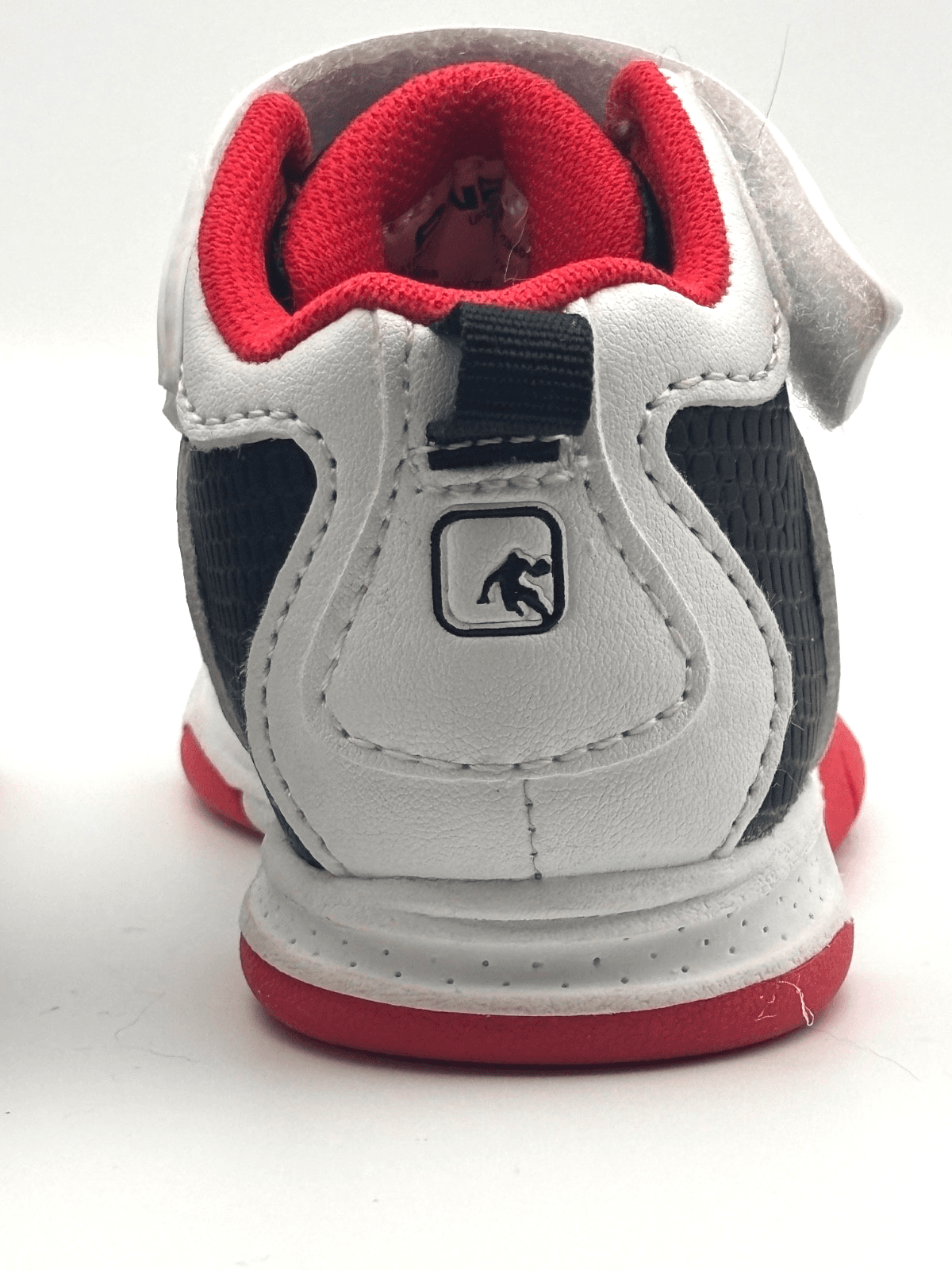 AND1 Baby Sneakers Size 2 Athletic Strap Sneaker Black and Red - Thumbnail 3