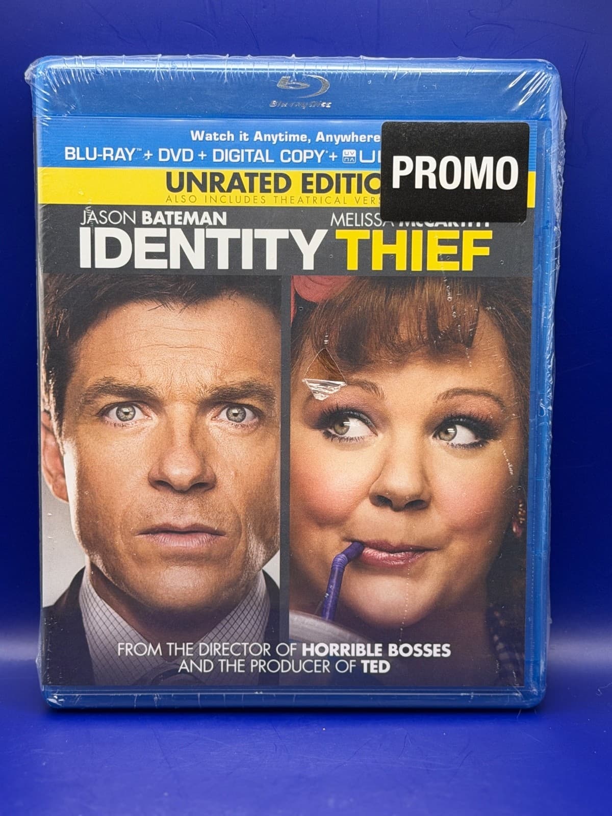 Identity Thief Promo Blu-ray DVD Digital Copy Unrated Jason Bateman Sealed