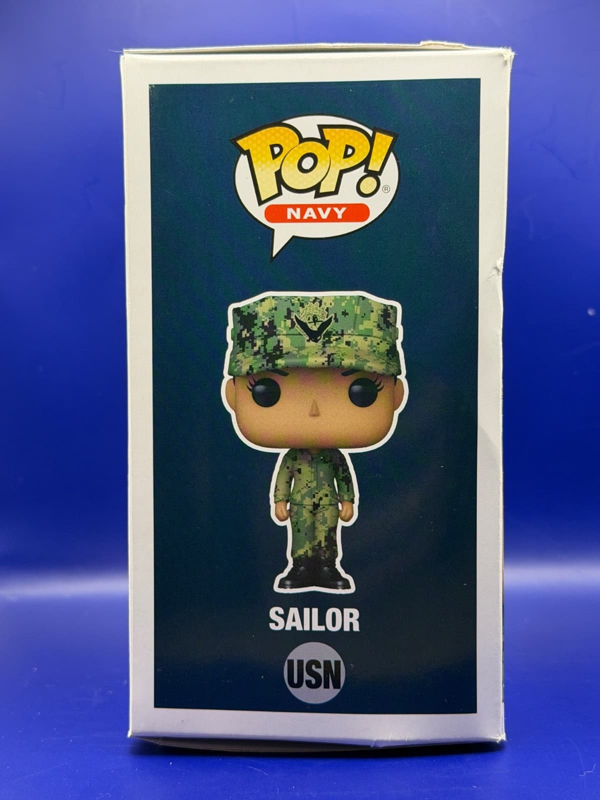 Funko POPs! With Purpose -Military US Navy Sailor Caucasian Female #3 New In Box - Thumbnail 3