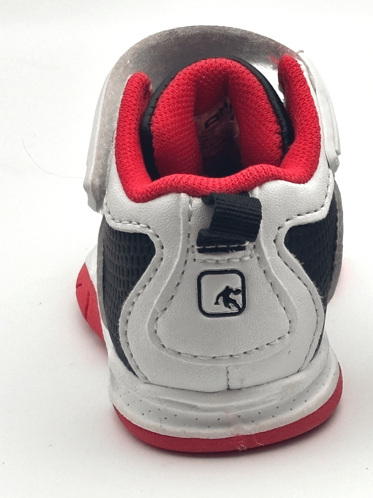 AND1 Baby Sneakers Size 2 Athletic Strap Sneaker Black and Red - Thumbnail 4