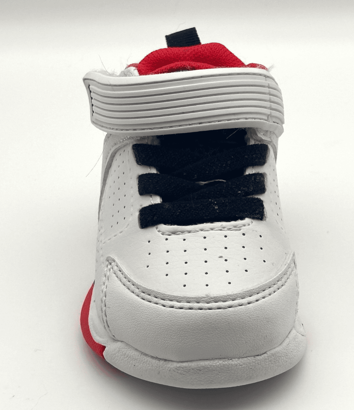 AND1 Baby Sneakers Size 2 Athletic Strap Sneaker Black and Red - Thumbnail 5