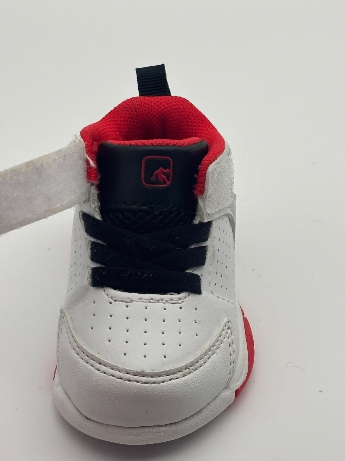 AND1 Baby Sneakers Size 2 Athletic Strap Sneaker Black and Red - Thumbnail 21
