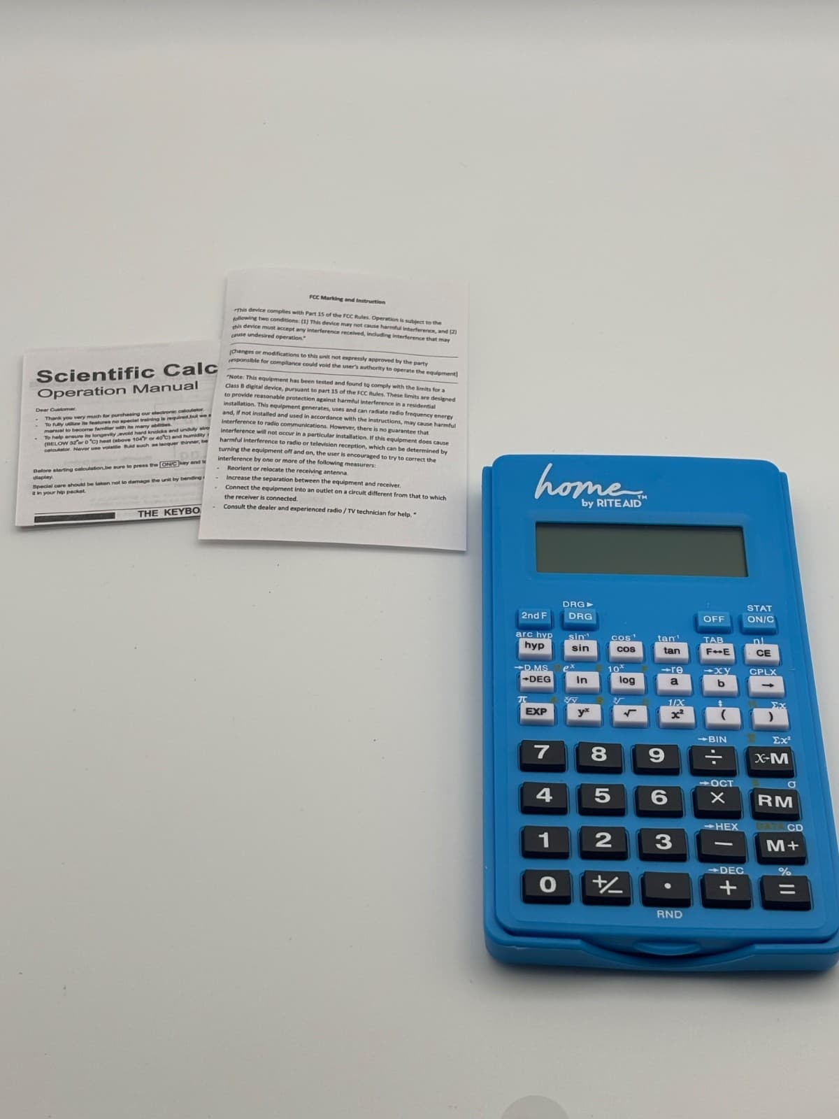 Scientific Calculator,10 Digits, 56 Functions,SAT,& PSAT/NMSQT, Math - Thumbnail 2
