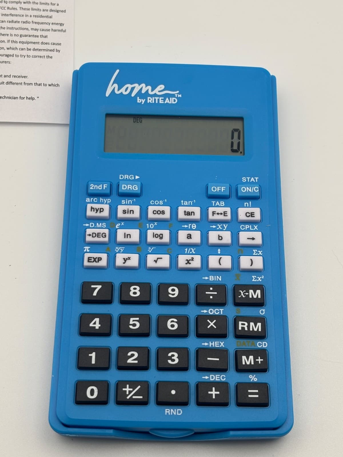 Scientific Calculator,10 Digits, 56 Functions,SAT,& PSAT/NMSQT, Math - Thumbnail 4