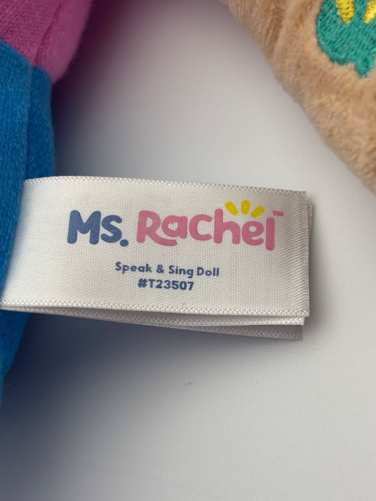 Ms. Rachel Official Speak & Sing Doll 16" Interactive 4 Songs & 16 Phrases Plush - Thumbnail 10
