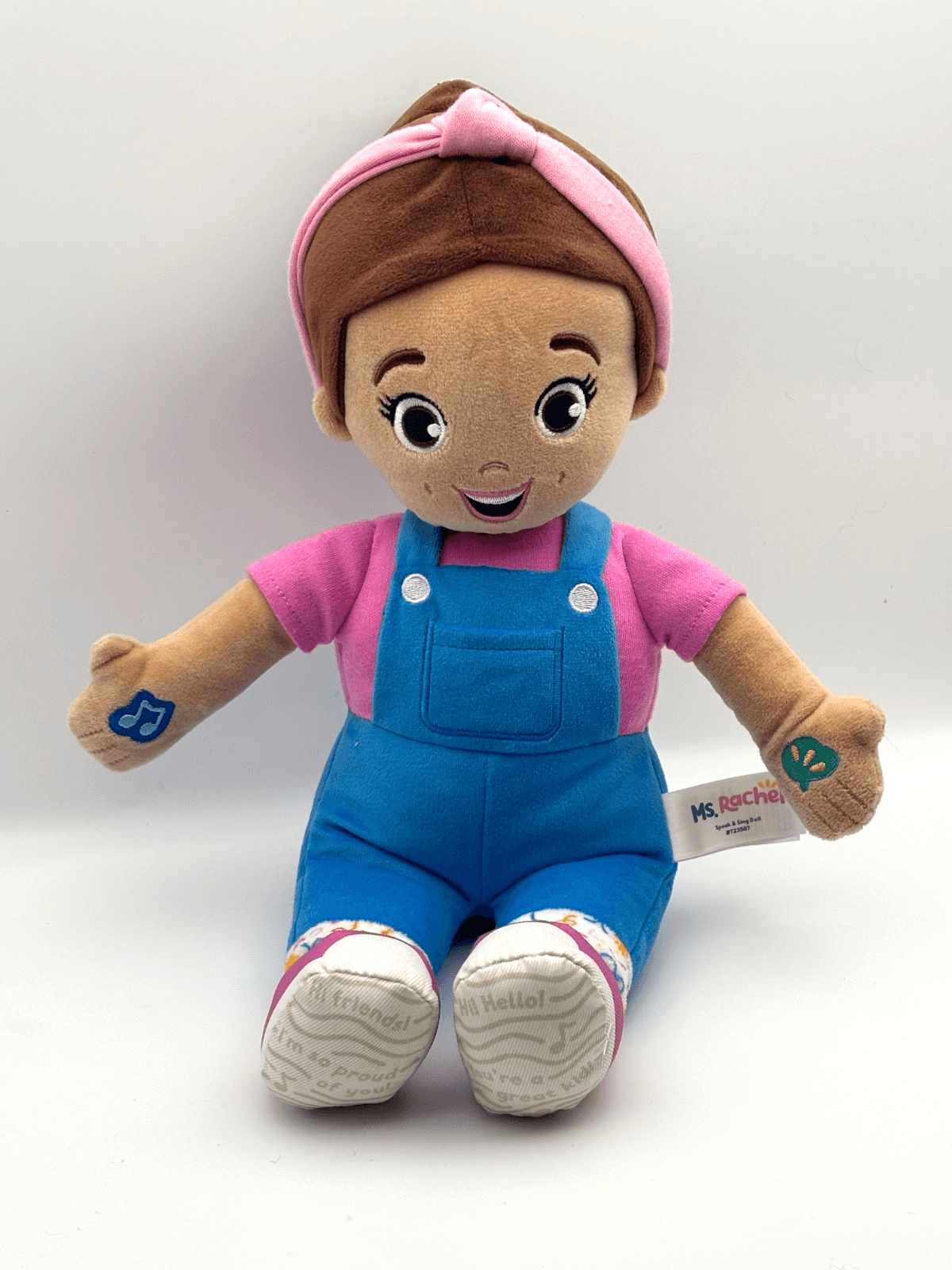 Ms. Rachel Official Speak & Sing Doll 16" Interactive 4 Songs & 16 Phrases Plush - Thumbnail 2