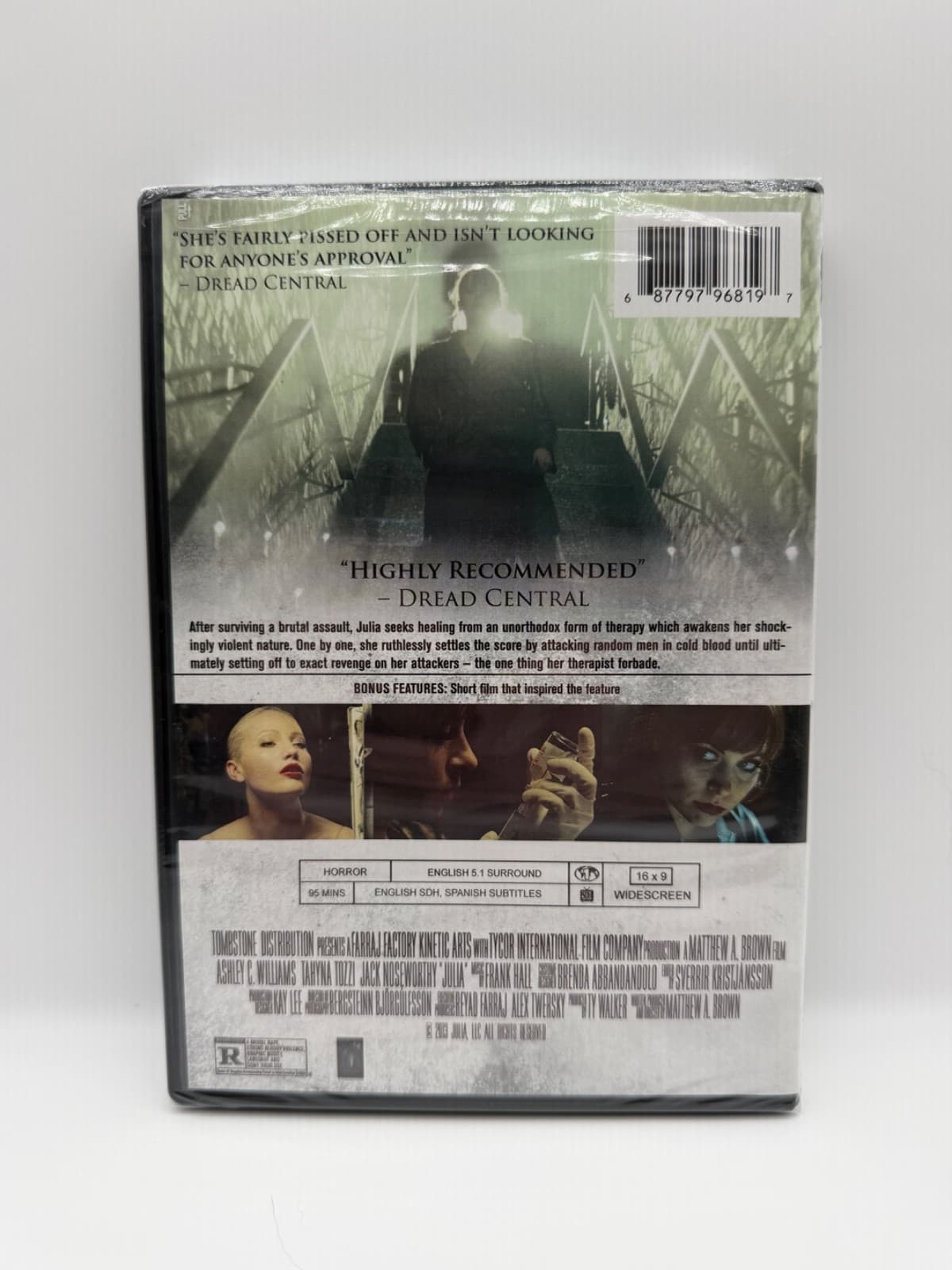 Julia Revenge Cuts Deeper DVD Horror Thriller Sealed Widescreen R Rated - Thumbnail 2