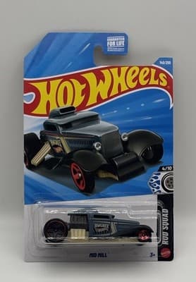 2026 Hot Wheels 140/250 "Mid Mill", Blue, Rod Squad Series, New, Unopened