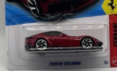 HOT WHEELS 2025 - Red Ferrari 12Cilindri - Ferrari 94/250 - Die Cast Toy 1:64 - Thumbnail 2