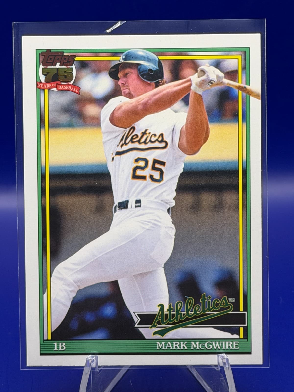 2026 Topps Series 1 Mark McGwire 1991 Insert T91-44 - Oakland Athletics #T91-44