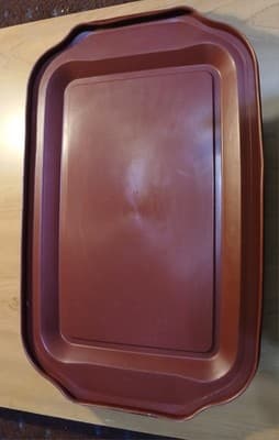 Burgundy Pyrex Rectangular Replacement Lid 233-pc 3 Quart Casserole Baking Dish - Thumbnail 2