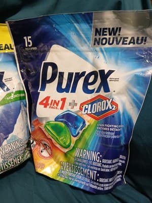 Purex 4in1 Mountain Breeze 3 Pacs + Purex 4in1 +clorox2 Discontinued 72 Pods - Thumbnail 3
