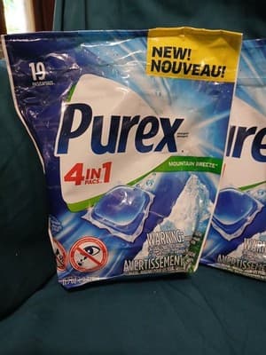 Purex 4in1 Mountain Breeze 3 Pacs + Purex 4in1 +clorox2 Discontinued 72 Pods - Thumbnail 2