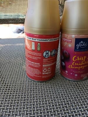 2 Glade Air Freshener Spray Refills Crisp Cranberry Champagne Limited Ed Holiday - Thumbnail 3