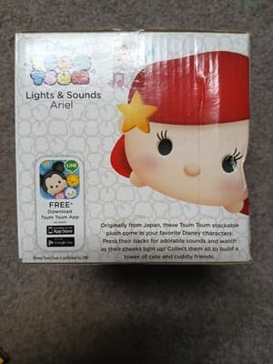 Disney Tsum Tsum Light and Sounds Plush Ariel- Ariel - Thumbnail 4