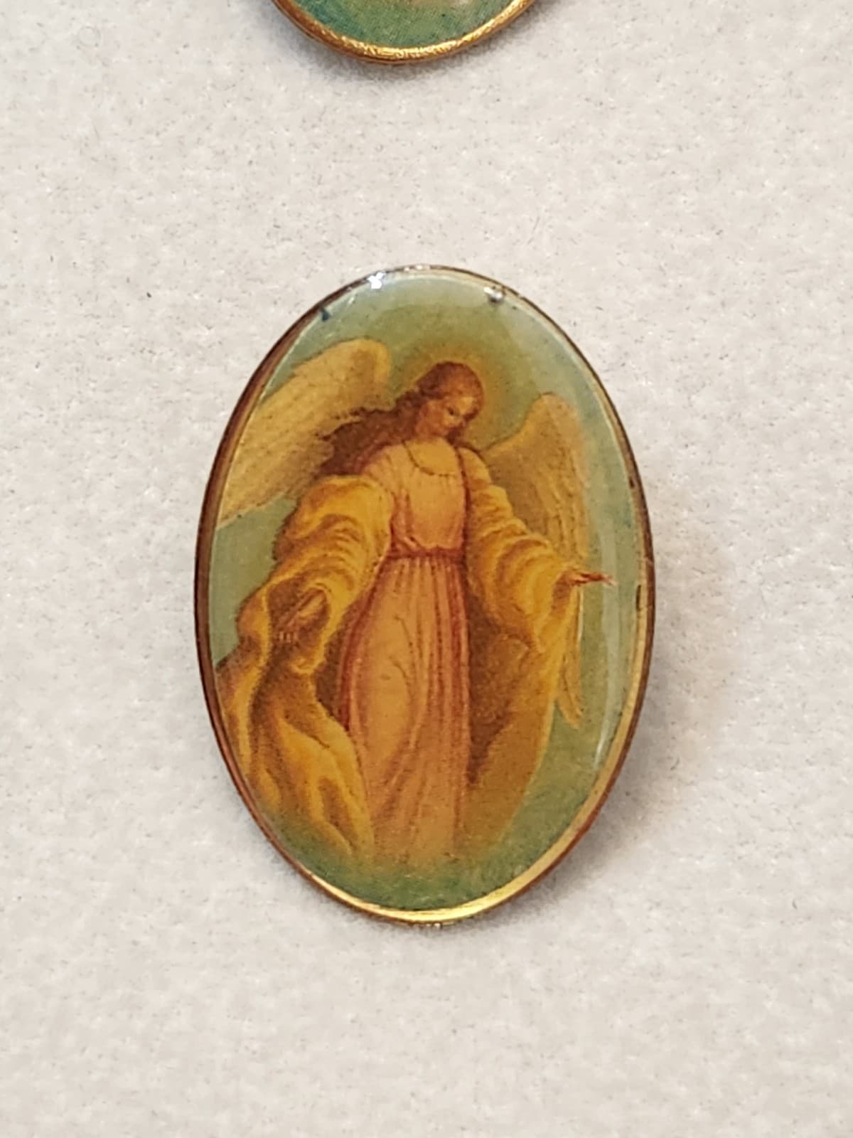 Vintage Guardian Angel Lapel Pin Collection - Mixed Religious Lot - Thumbnail 7