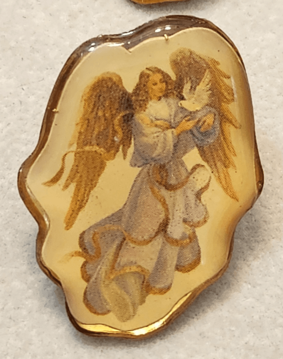 Vintage Guardian Angel Lapel Pin Collection - Mixed Religious Lot - Thumbnail 4