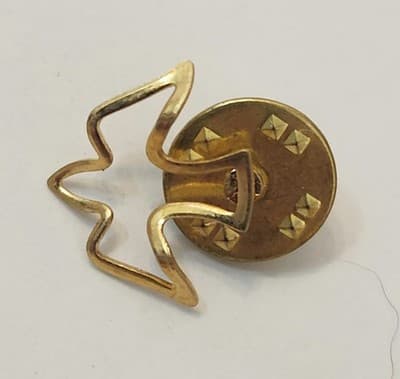Lot of 4 Vintage Dove Bird Lapel Pins Gold Tone Enamel Peace Olive Branch - Thumbnail 3