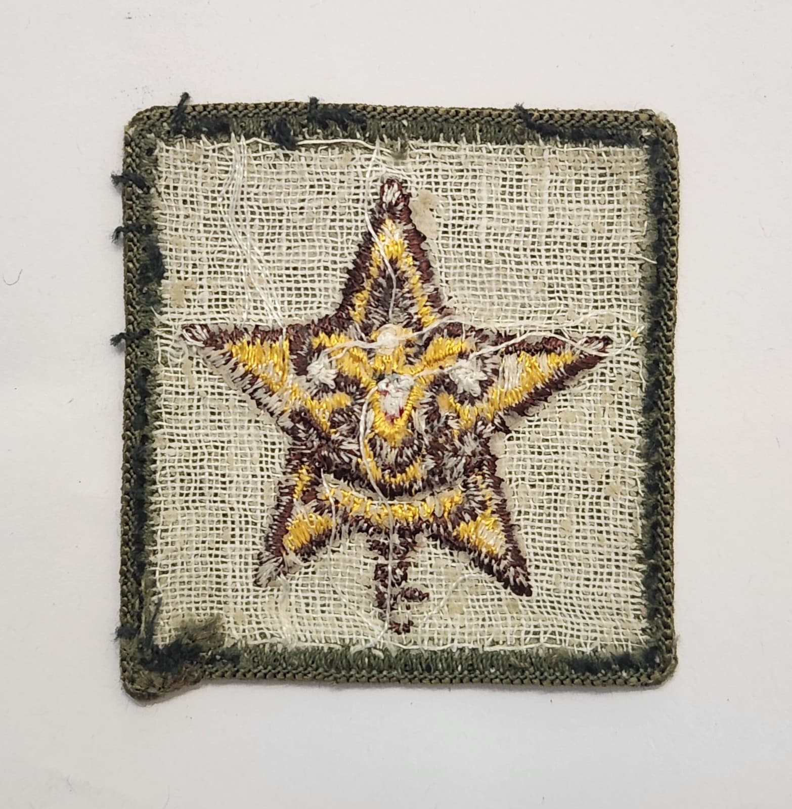 1950'S STAR SCOUT RANK GAUZE BACK BOY SCOUTS OF AMERICA PATCH NEW - Thumbnail 2