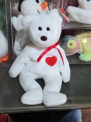 2Authentic MWMT-MQ VALENTINO Valentine’s Day ❤️ Teddy 3rd/2nd Gen Ty Beanie Baby - Thumbnail 2