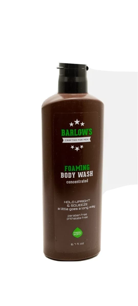 Barlow S FOAMING BODY WASH for Men. 6.7 Fl Oz - Thumbnail 3